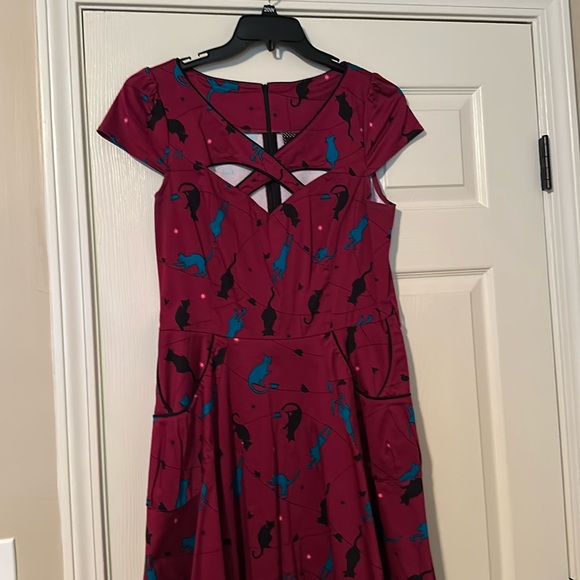 Voodoo vixen! Extra large, cat print. With pockets. - Picture 2 of 4